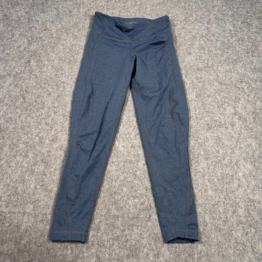 Vineyard Vines Heathered Blue Performance Ankle Leggings Women's‎ Size XS